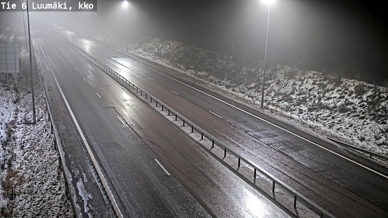 Weather Camera Image Road 6 Luumäki, kirkko, Luumäki, Etelä-Karjala