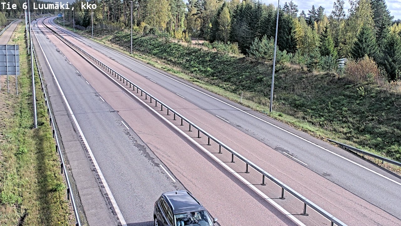 Kelikamerat Kuva Tie 6 Luumäki, kirkko, Luumäki, Etelä-Karjala