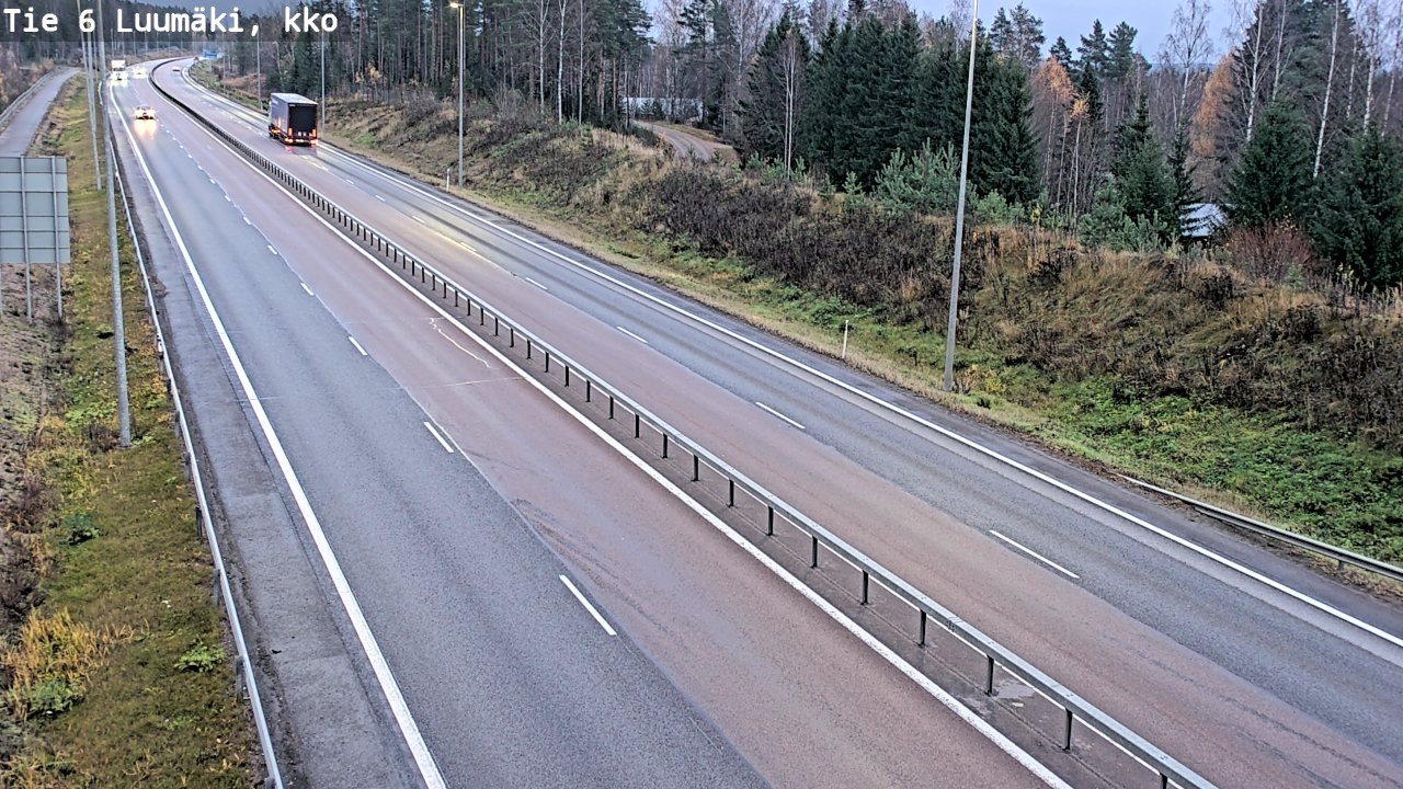 Kelikamerat Kuva Tie 6 Luumäki, kirkko, Luumäki, Etelä-Karjala