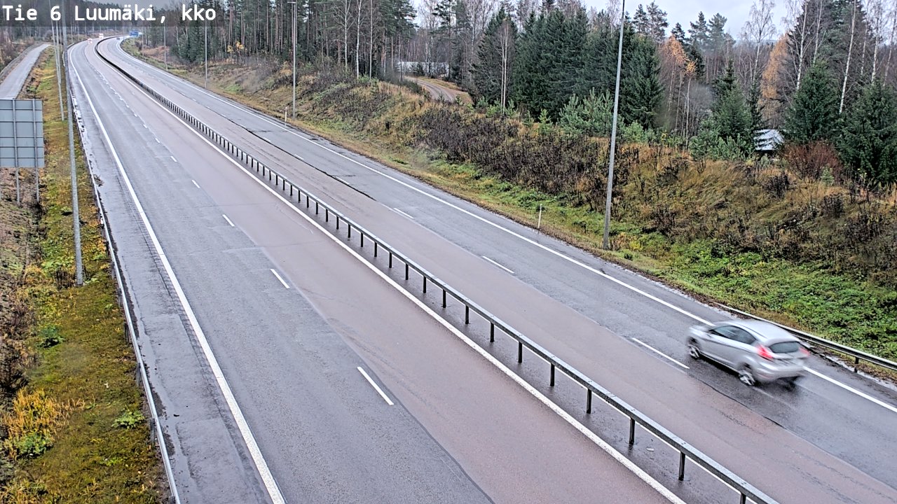 Weather Camera Image Road 6 Luumäki, kirkko, Luumäki, Etelä-Karjala