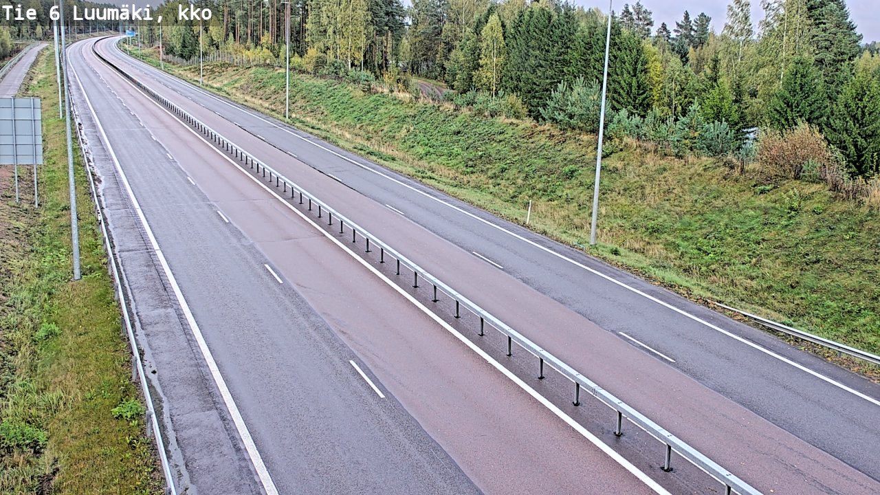 Weather Camera Image Road 6 Luumäki, kirkko, Luumäki, Etelä-Karjala