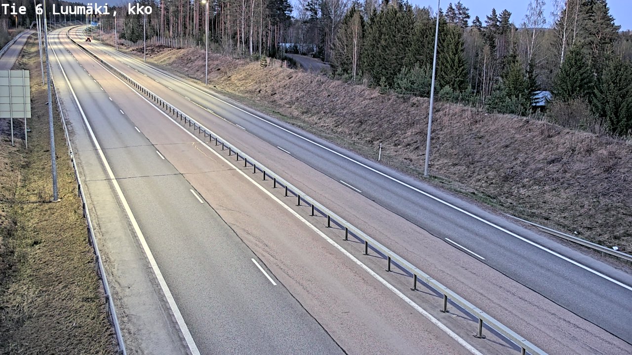 Kelikamerat Kuva Tie 6 Luumäki, kirkko, Luumäki, Etelä-Karjala