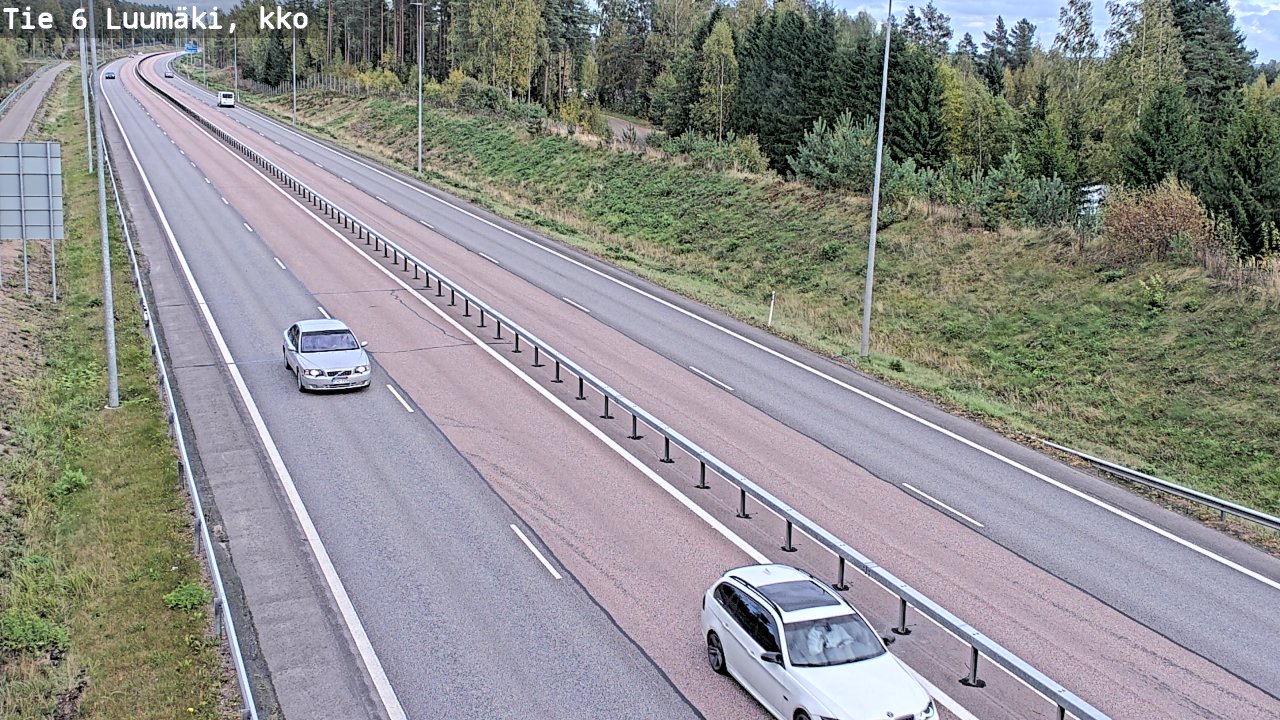 Weather Camera Image Road 6 Luumäki, kirkko, Luumäki, Etelä-Karjala