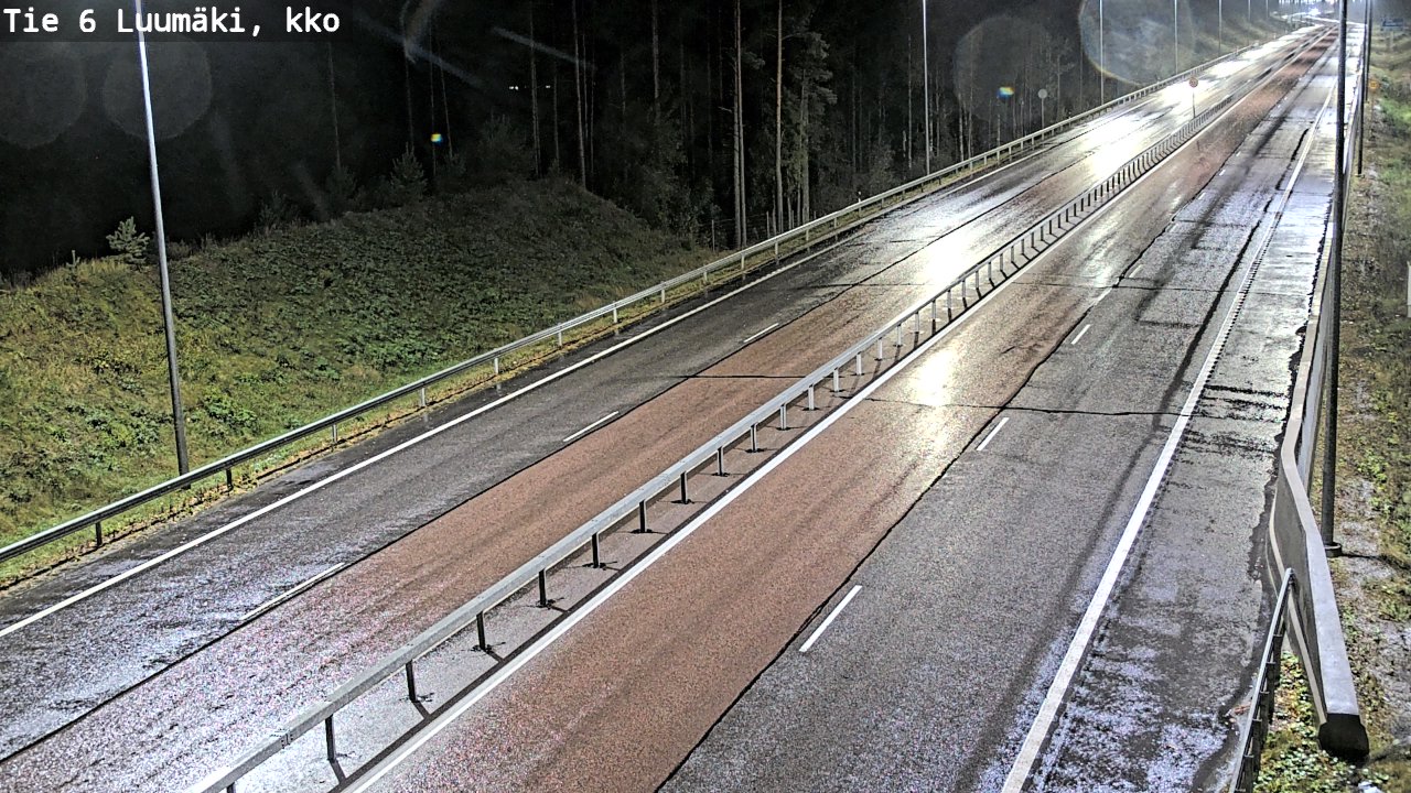 Weather Camera Image Road 6 Luumäki, kirkko, Luumäki, Etelä-Karjala