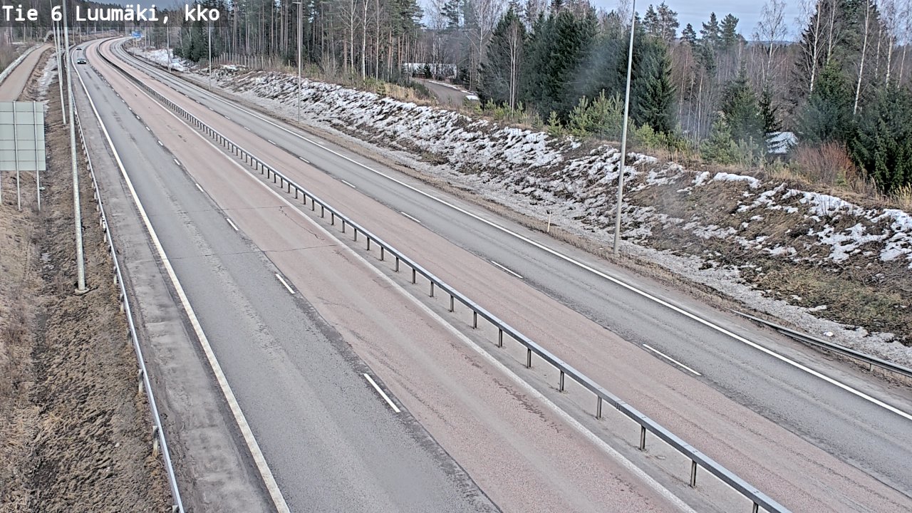 Kelikamerat Kuva Tie 6 Luumäki, kirkko, Luumäki, Etelä-Karjala