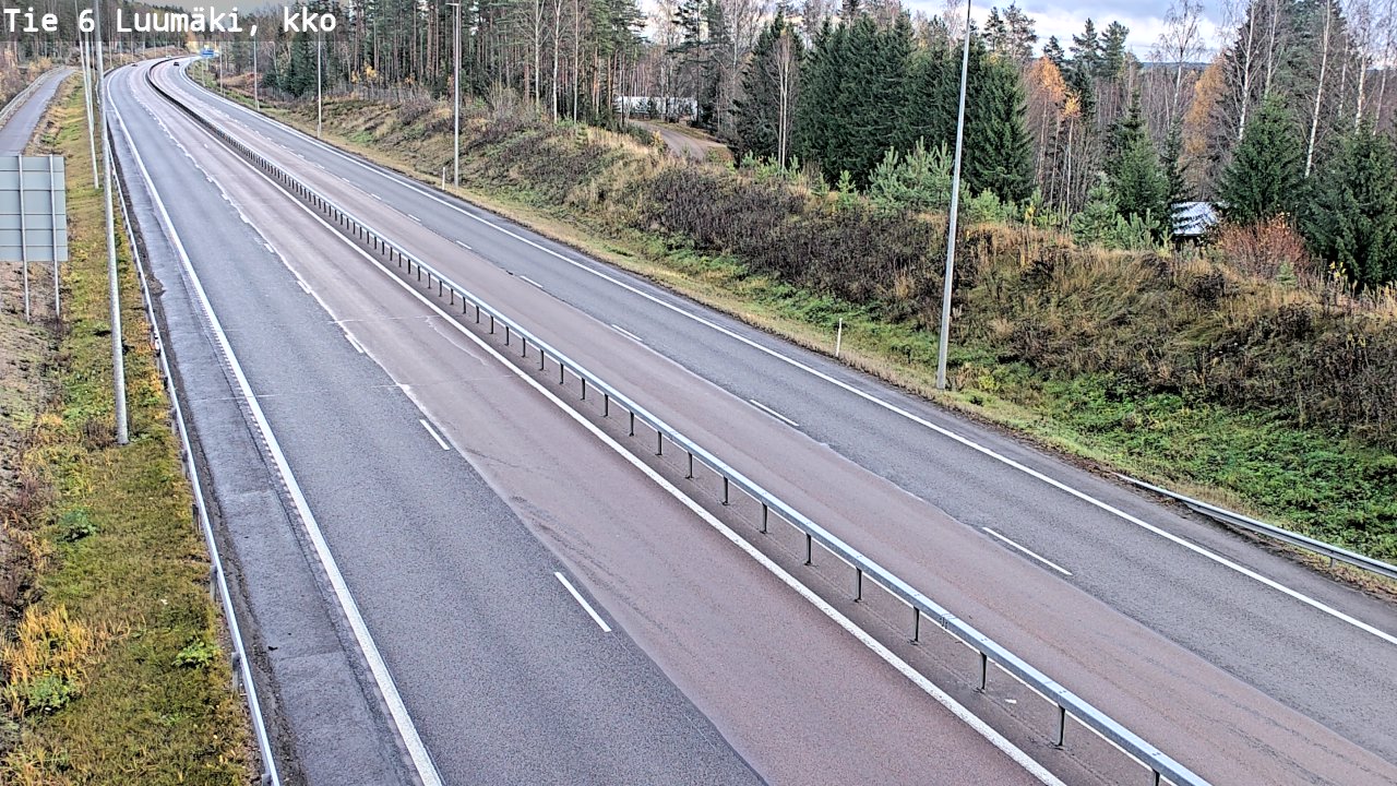 Kelikamerat Kuva Tie 6 Luumäki, kirkko, Luumäki, Etelä-Karjala