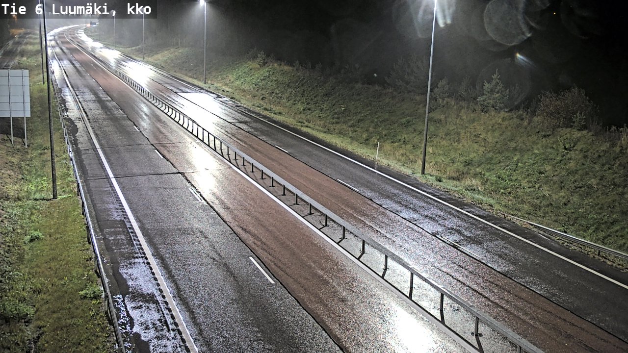 Weather Camera Image Road 6 Luumäki, kirkko, Luumäki, Etelä-Karjala