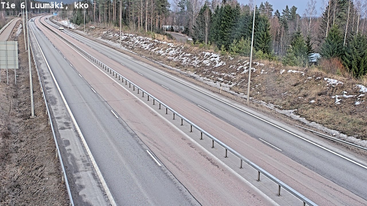 Weather Camera Image Road 6 Luumäki, kirkko, Luumäki, Etelä-Karjala