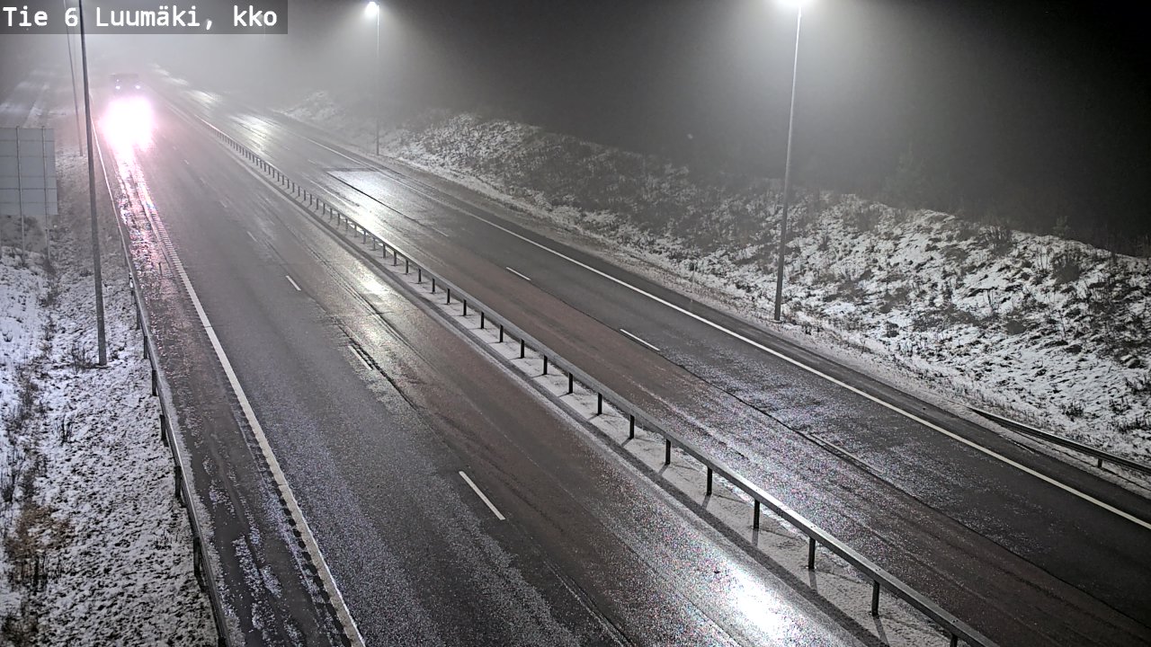 Weather Camera Image Road 6 Luumäki, kirkko, Luumäki, Etelä-Karjala