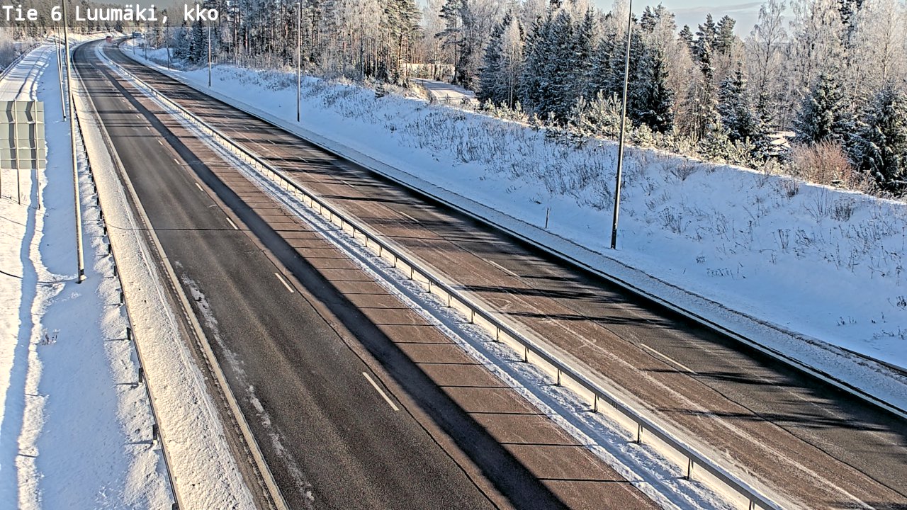 Weather Camera Image Road 6 Luumäki, kirkko, Luumäki, Etelä-Karjala