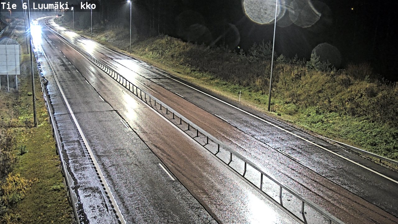Weather Camera Image Road 6 Luumäki, kirkko, Luumäki, Etelä-Karjala