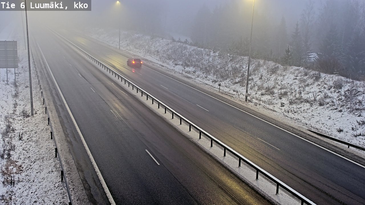 Weather Camera Image Road 6 Luumäki, kirkko, Luumäki, Etelä-Karjala