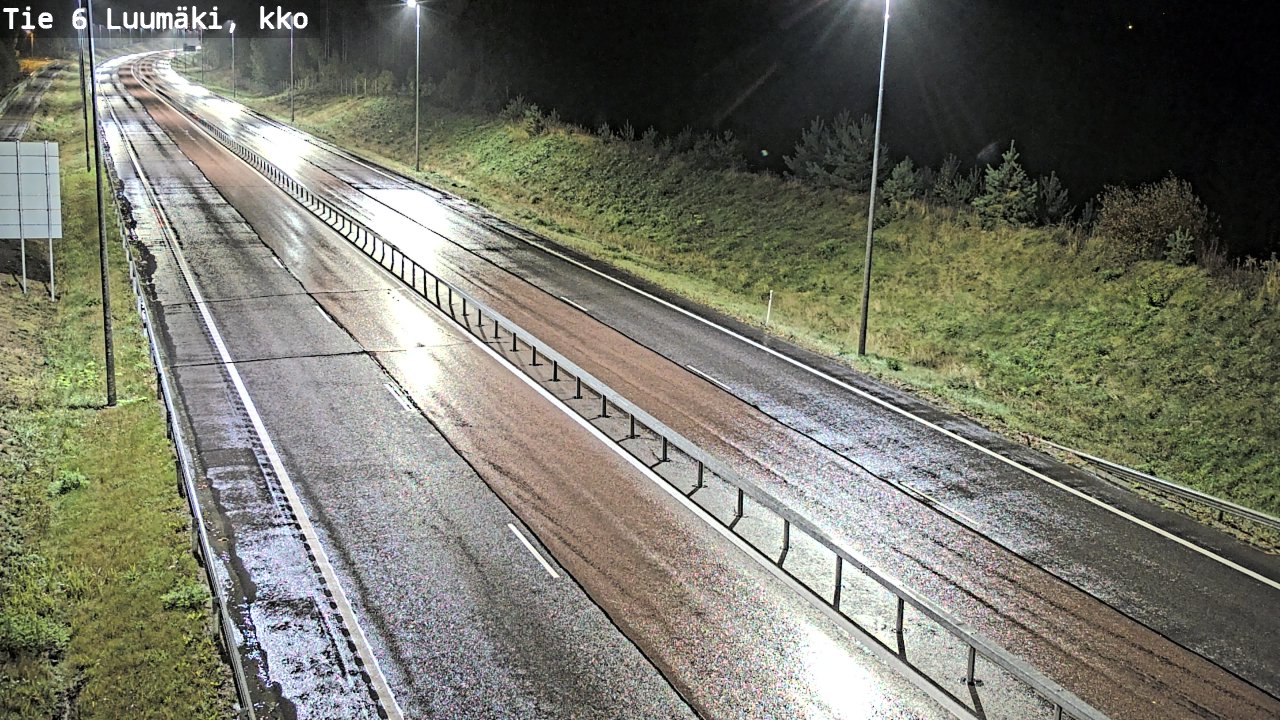 Weather Camera Image Road 6 Luumäki, kirkko, Luumäki, Etelä-Karjala
