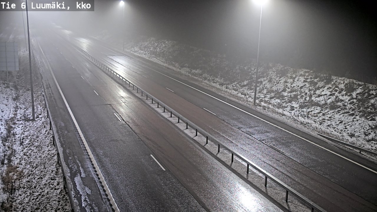 Weather Camera Image Road 6 Luumäki, kirkko, Luumäki, Etelä-Karjala