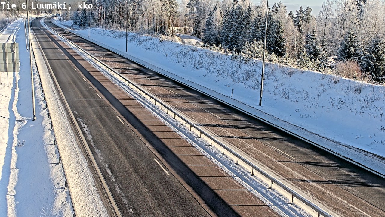 Weather Camera Image Road 6 Luumäki, kirkko, Luumäki, Etelä-Karjala