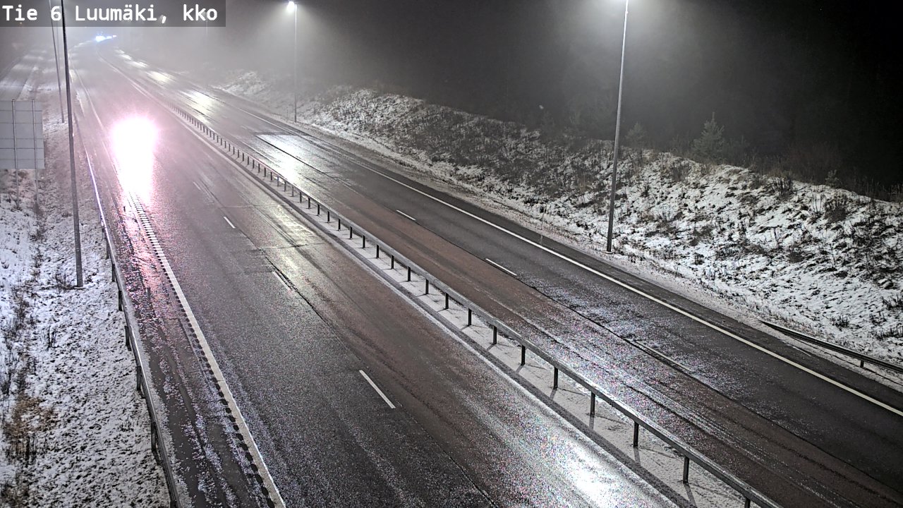 Weather Camera Image Road 6 Luumäki, kirkko, Luumäki, Etelä-Karjala