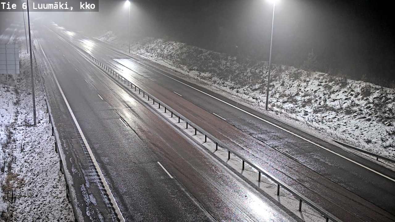 Weather Camera Image Road 6 Luumäki, kirkko, Luumäki, Etelä-Karjala