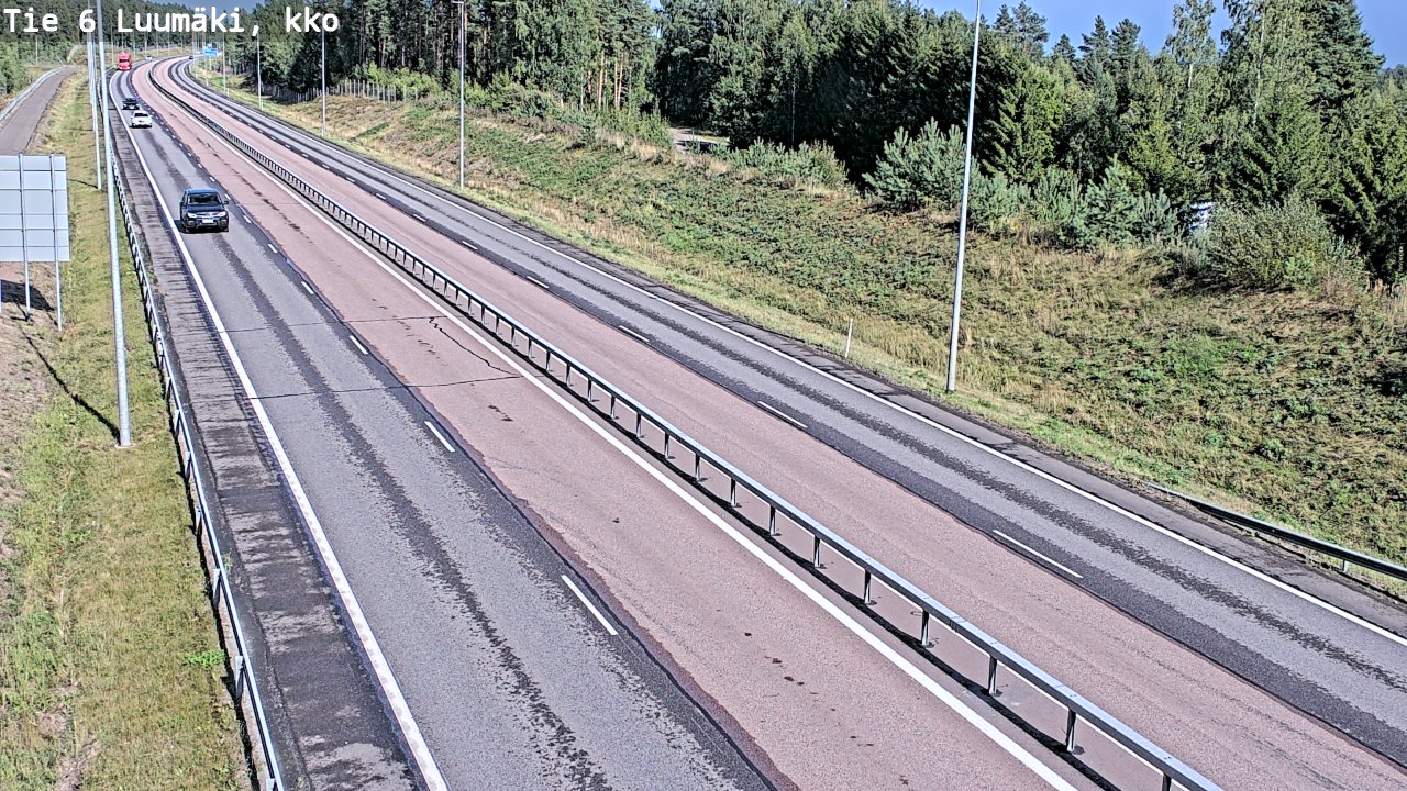 Kelikamerat Kuva Tie 6 Luumäki, kirkko, Luumäki, Etelä-Karjala