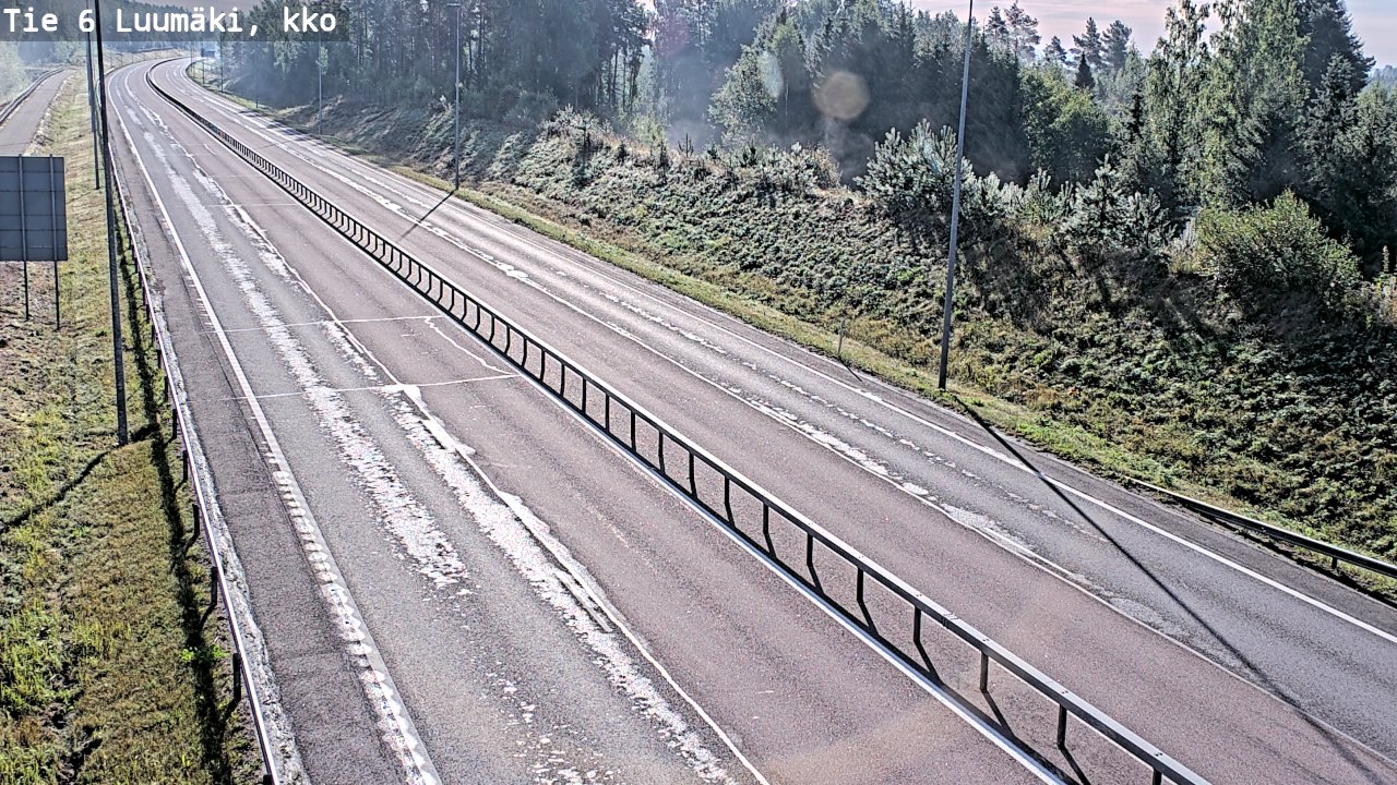 Kelikamerat Kuva Tie 6 Luumäki, kirkko, Luumäki, Etelä-Karjala