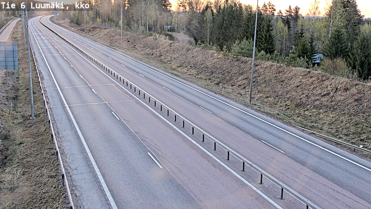 Kelikamerat Kuva Tie 6 Luumäki, kirkko, Luumäki, Etelä-Karjala