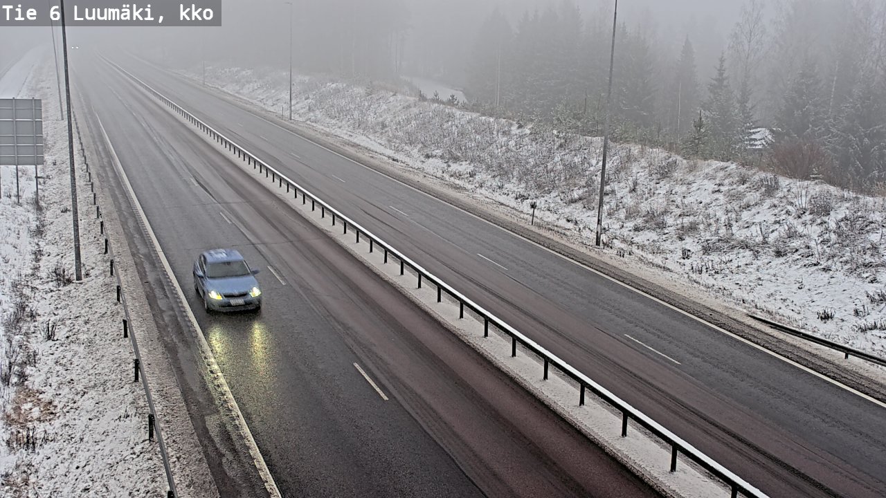 Weather Camera Image Road 6 Luumäki, kirkko, Luumäki, Etelä-Karjala