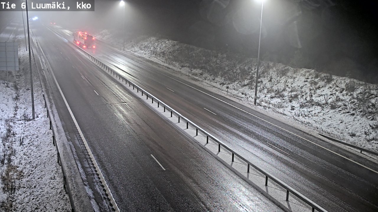 Weather Camera Image Road 6 Luumäki, kirkko, Luumäki, Etelä-Karjala