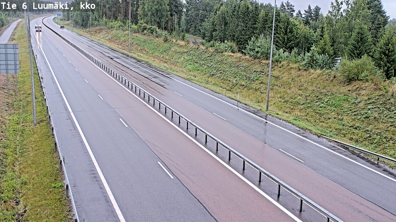 Kelikamerat Kuva Tie 6 Luumäki, kirkko, Luumäki, Etelä-Karjala