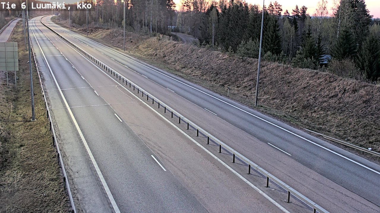 Kelikamerat Kuva Tie 6 Luumäki, kirkko, Luumäki, Etelä-Karjala