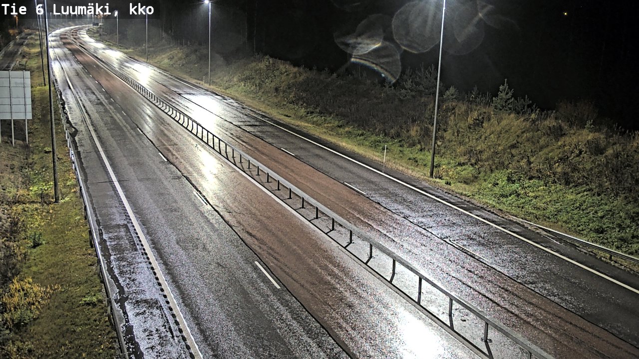 Weather Camera Image Road 6 Luumäki, kirkko, Luumäki, Etelä-Karjala