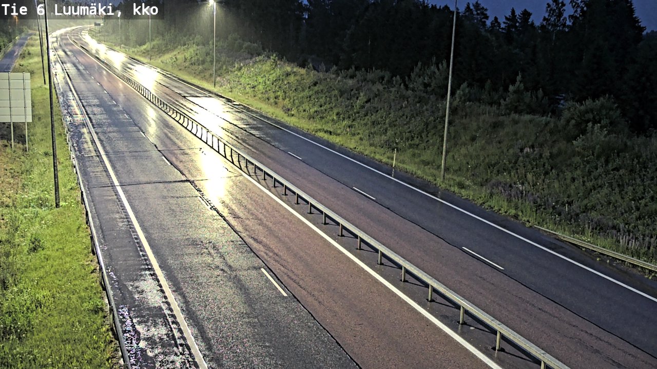 Kelikamerat Kuva Tie 6 Luumäki, kirkko, Luumäki, Etelä-Karjala