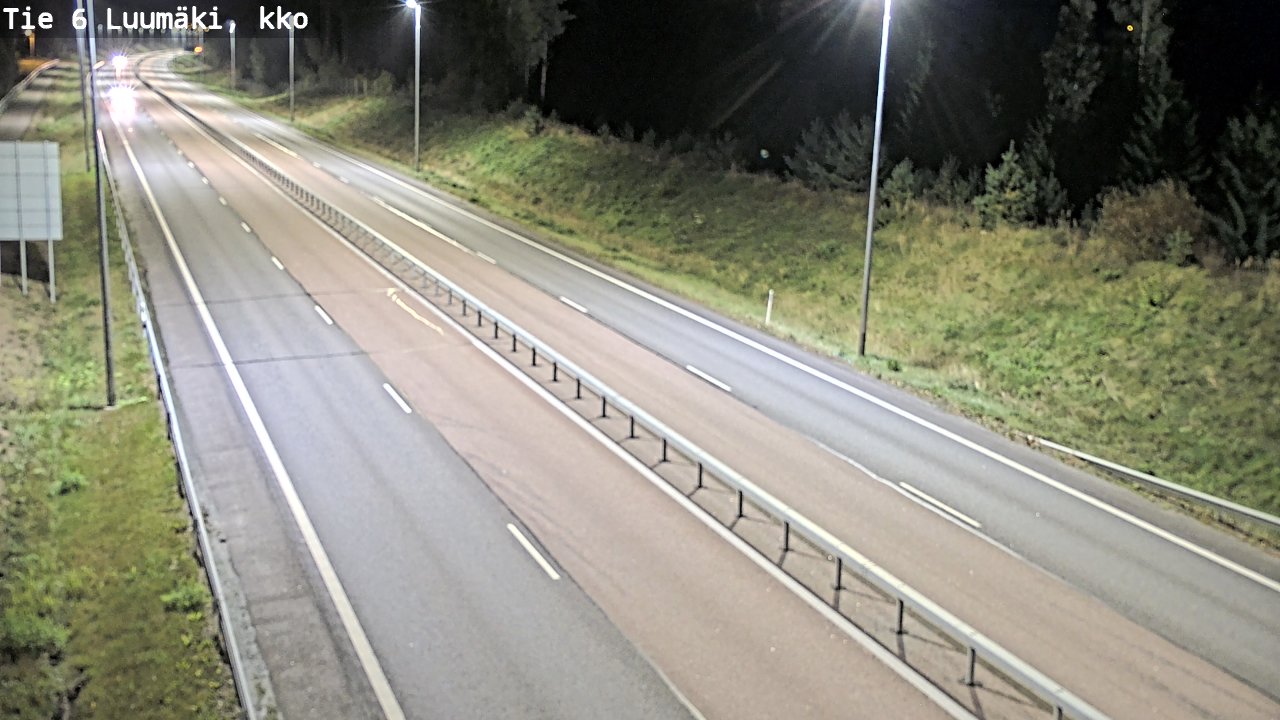 Weather Camera Image Road 6 Luumäki, kirkko, Luumäki, Etelä-Karjala