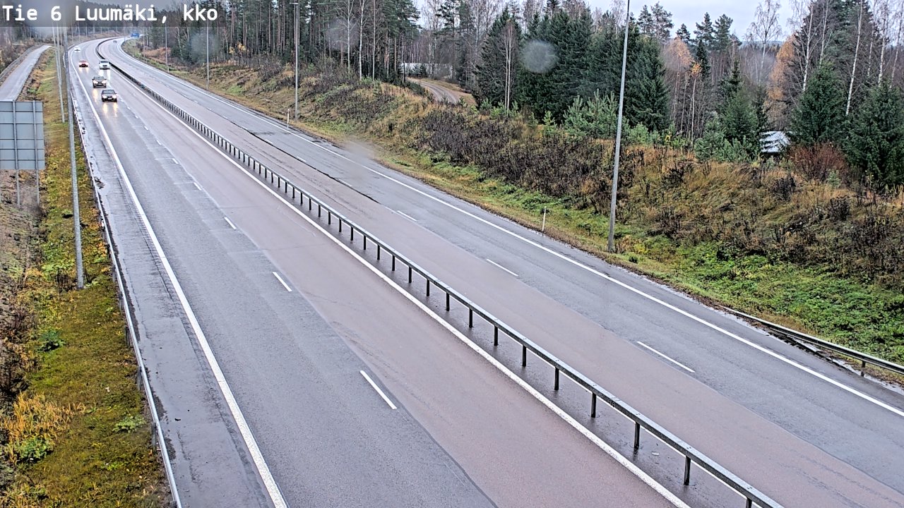 Weather Camera Image Road 6 Luumäki, kirkko, Luumäki, Etelä-Karjala
