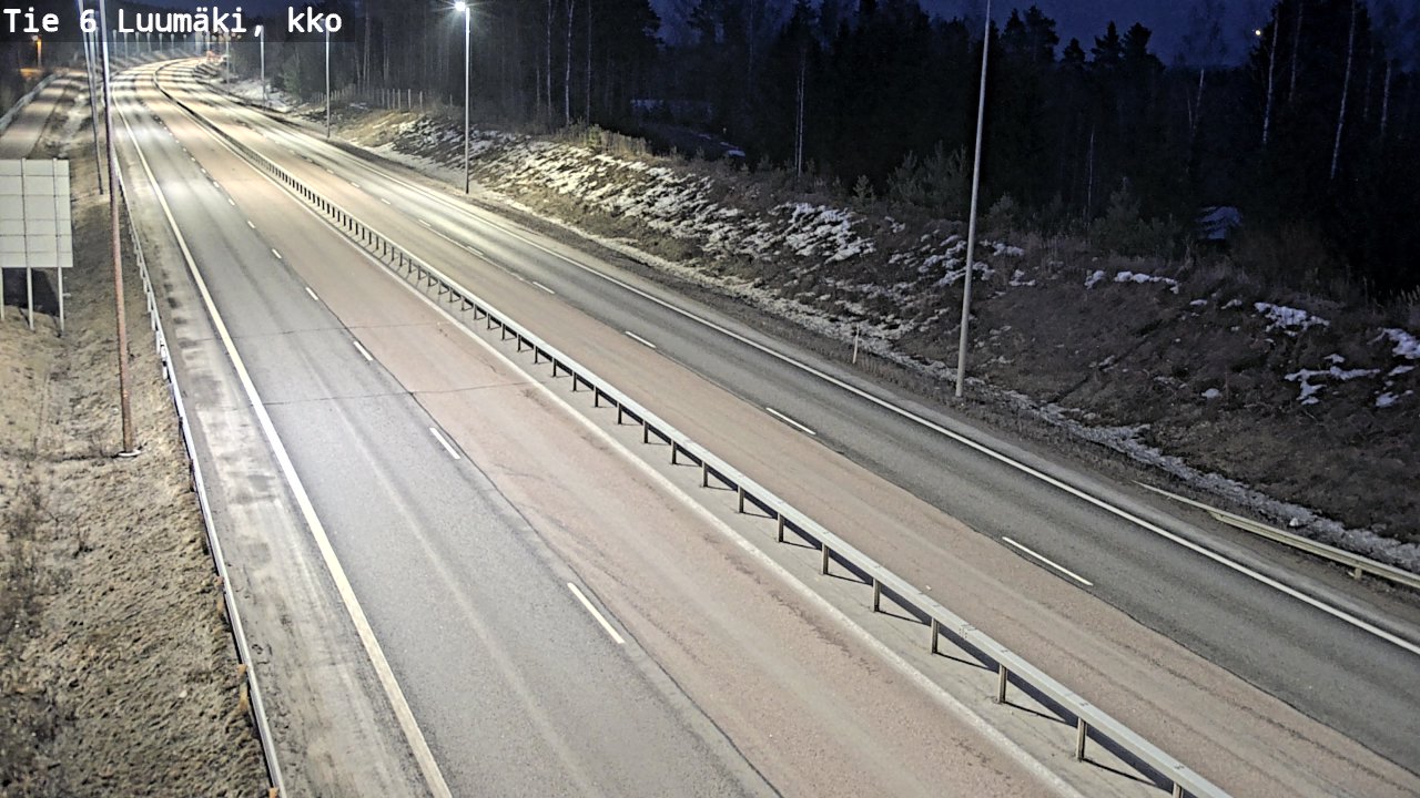 Weather Camera Image Road 6 Luumäki, kirkko, Luumäki, Etelä-Karjala