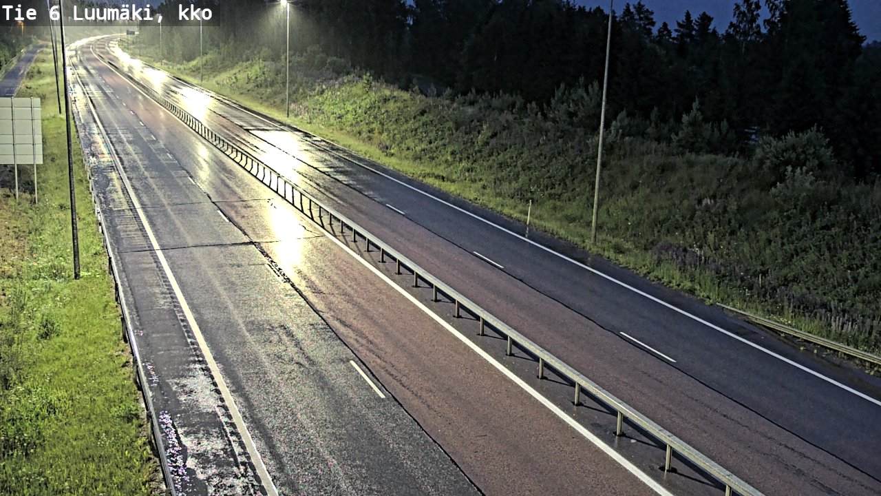 Kelikamerat Kuva Tie 6 Luumäki, kirkko, Luumäki, Etelä-Karjala