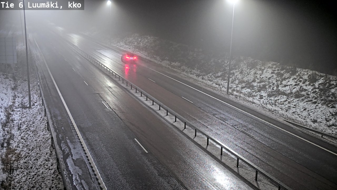 Weather Camera Image Road 6 Luumäki, kirkko, Luumäki, Etelä-Karjala