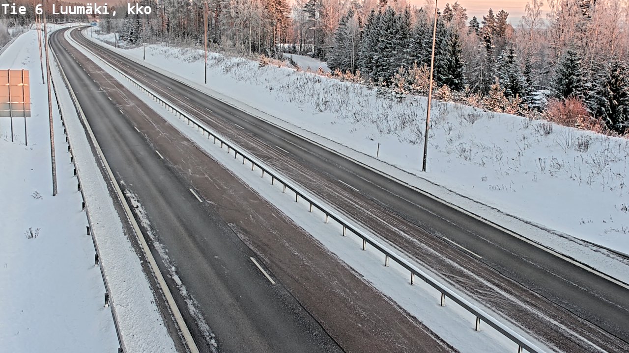 Kelikamerat Kuva Tie 6 Luumäki, kirkko, Luumäki, Etelä-Karjala