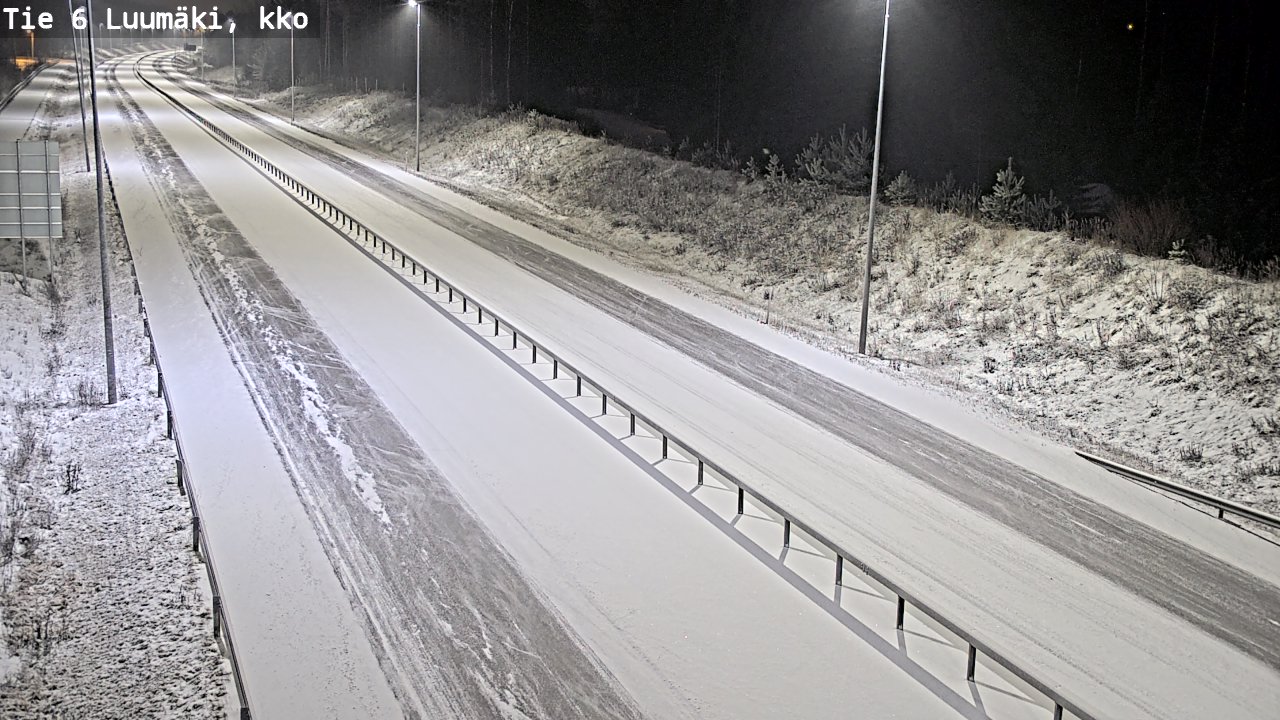 Kelikamerat Kuva Tie 6 Luumäki, kirkko, Luumäki, Etelä-Karjala