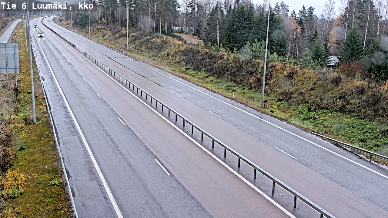 Weather Camera Image Road 6 Luumäki, kirkko, Luumäki, Etelä-Karjala