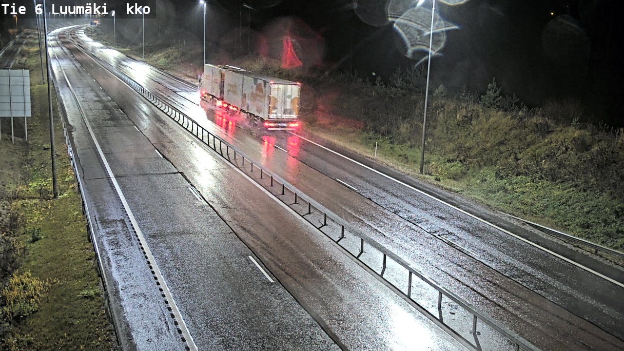 Weather Camera Image Road 6 Luumäki, kirkko, Luumäki, Etelä-Karjala