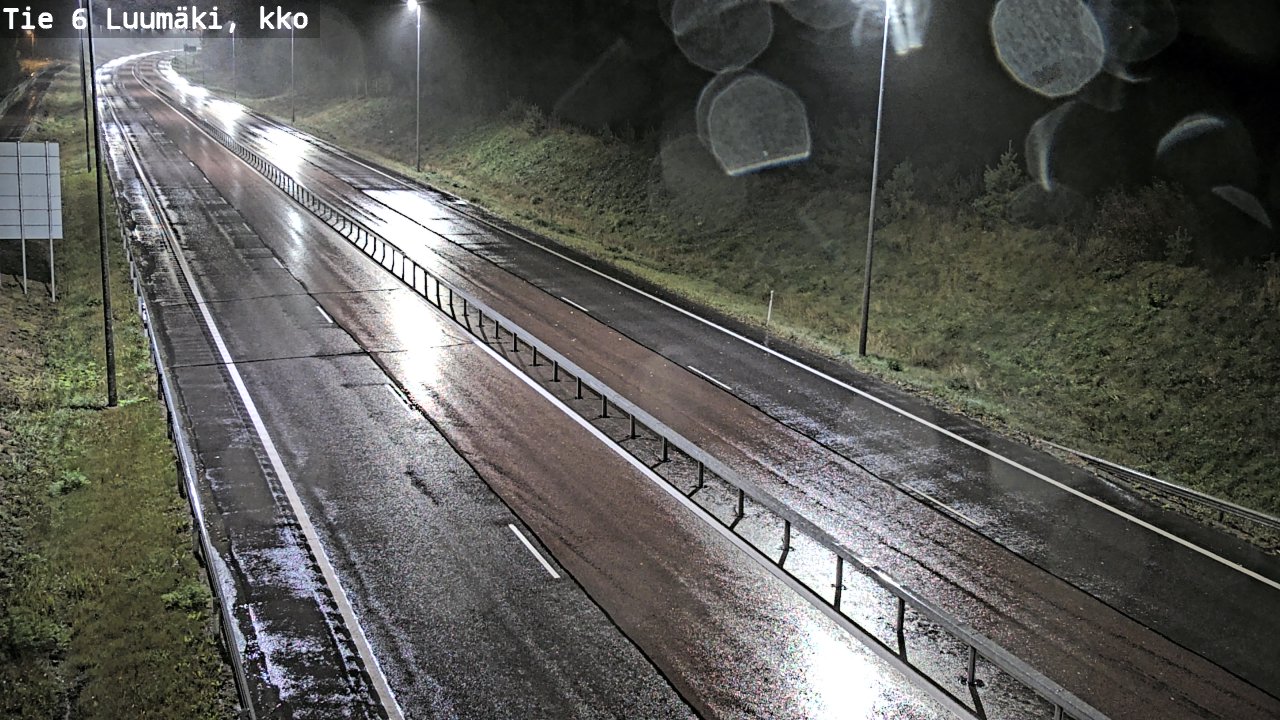Weather Camera Image Road 6 Luumäki, kirkko, Luumäki, Etelä-Karjala