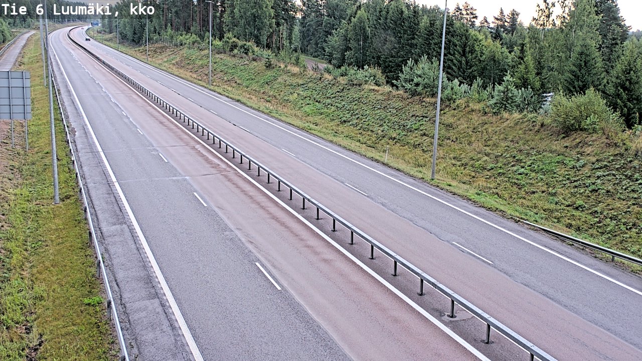 Kelikamerat Kuva Tie 6 Luumäki, kirkko, Luumäki, Etelä-Karjala