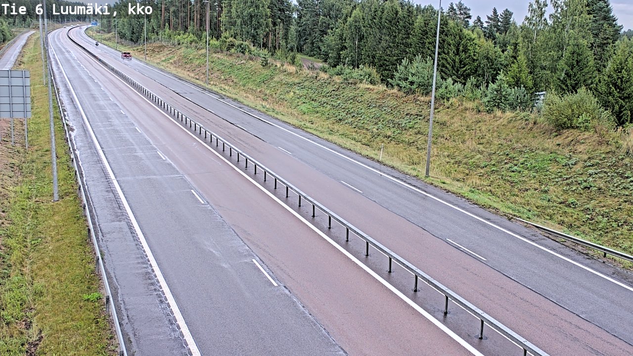 Kelikamerat Kuva Tie 6 Luumäki, kirkko, Luumäki, Etelä-Karjala