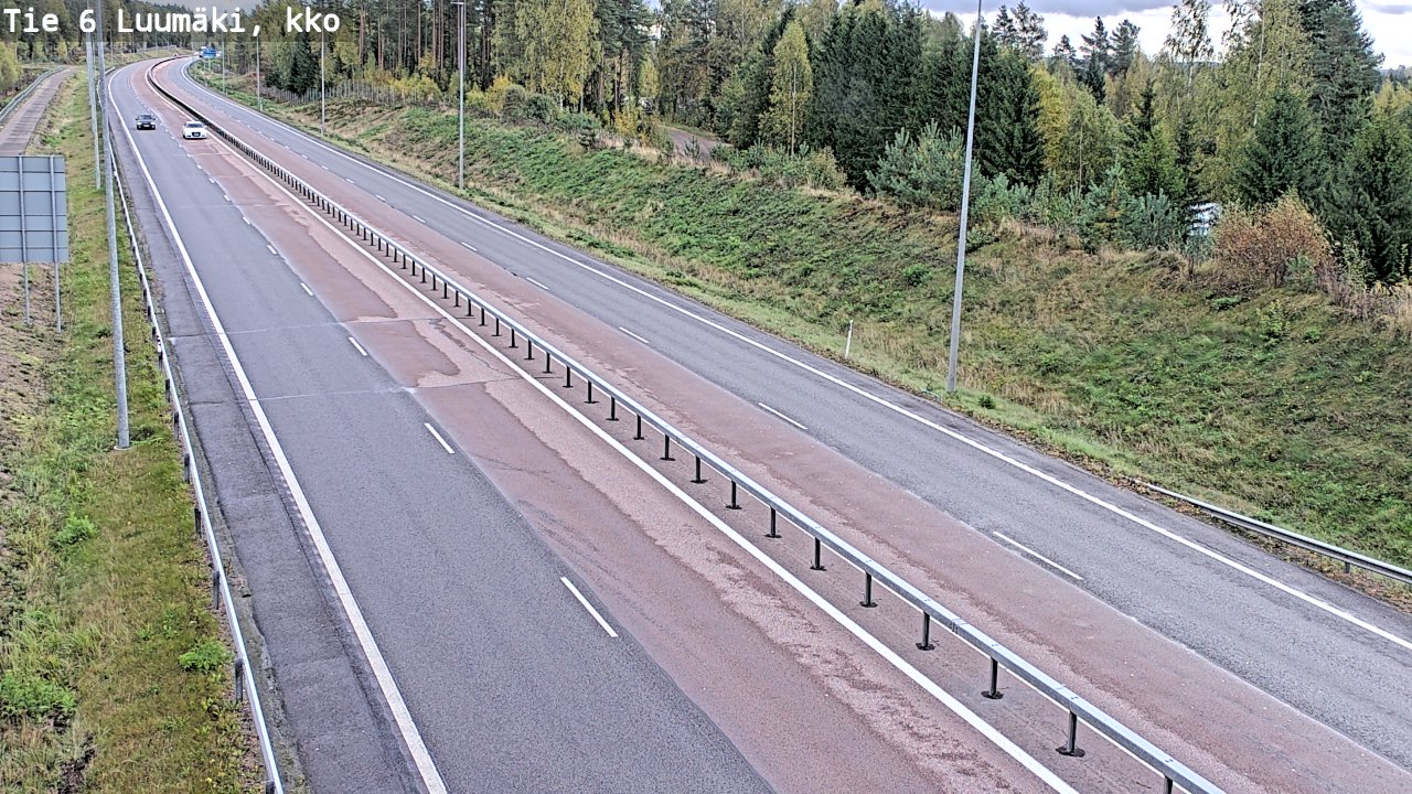 Kelikamerat Kuva Tie 6 Luumäki, kirkko, Luumäki, Etelä-Karjala