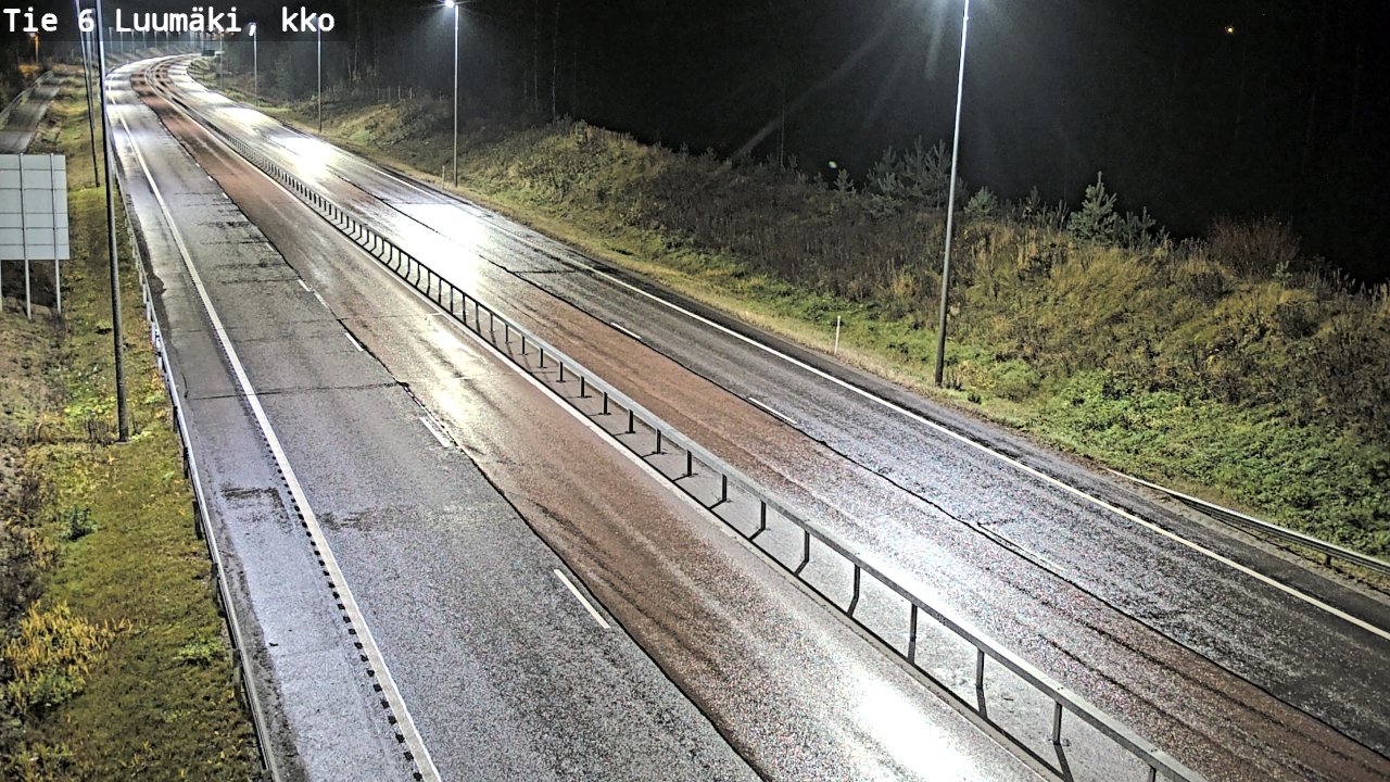 Weather Camera Image Road 6 Luumäki, kirkko, Luumäki, Etelä-Karjala