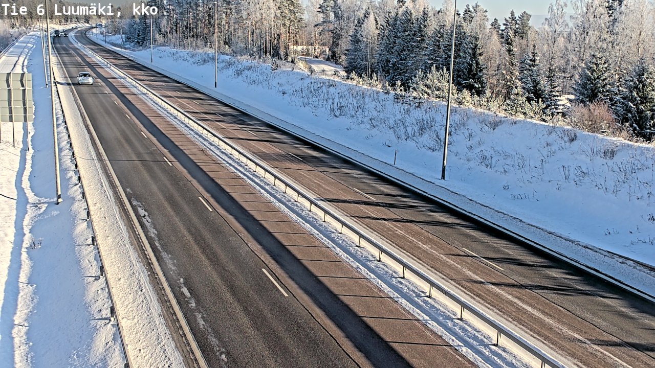 Weather Camera Image Road 6 Luumäki, kirkko, Luumäki, Etelä-Karjala