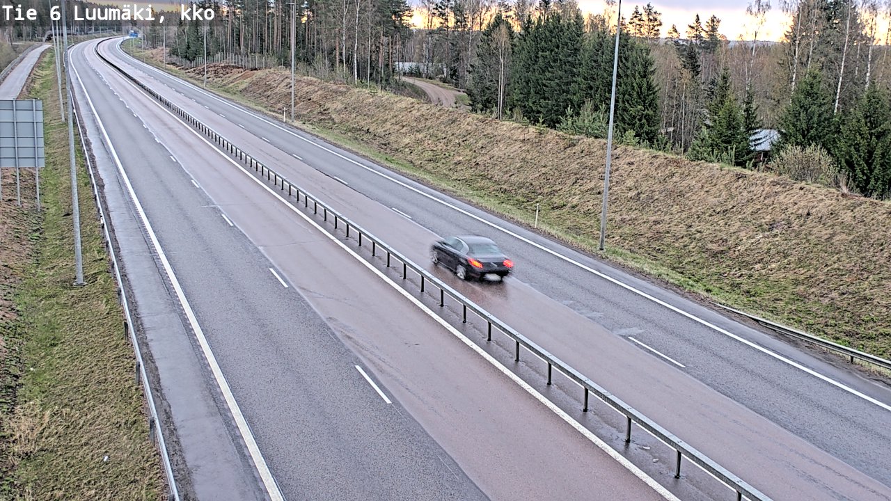 Kelikamerat Kuva Tie 6 Luumäki, kirkko, Luumäki, Etelä-Karjala