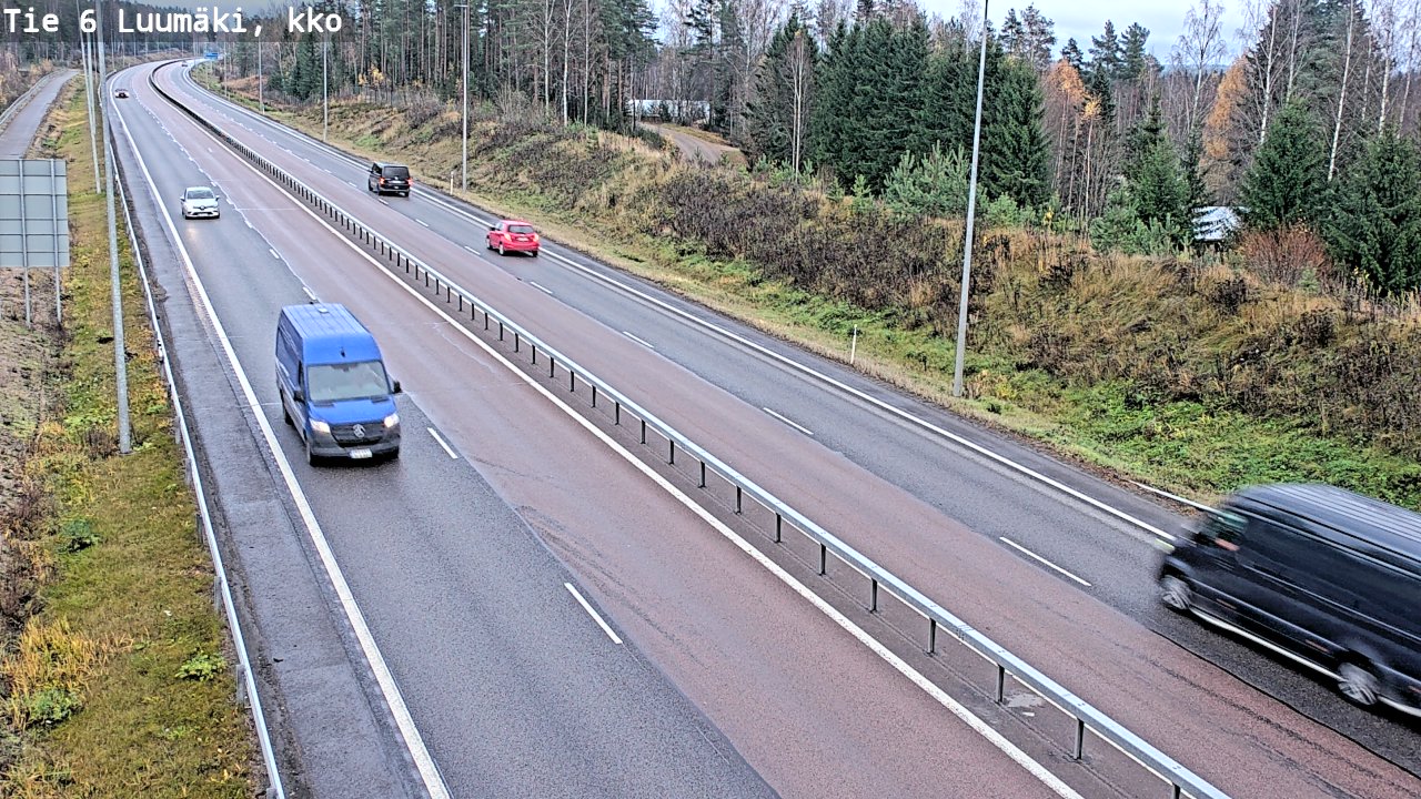 Kelikamerat Kuva Tie 6 Luumäki, kirkko, Luumäki, Etelä-Karjala