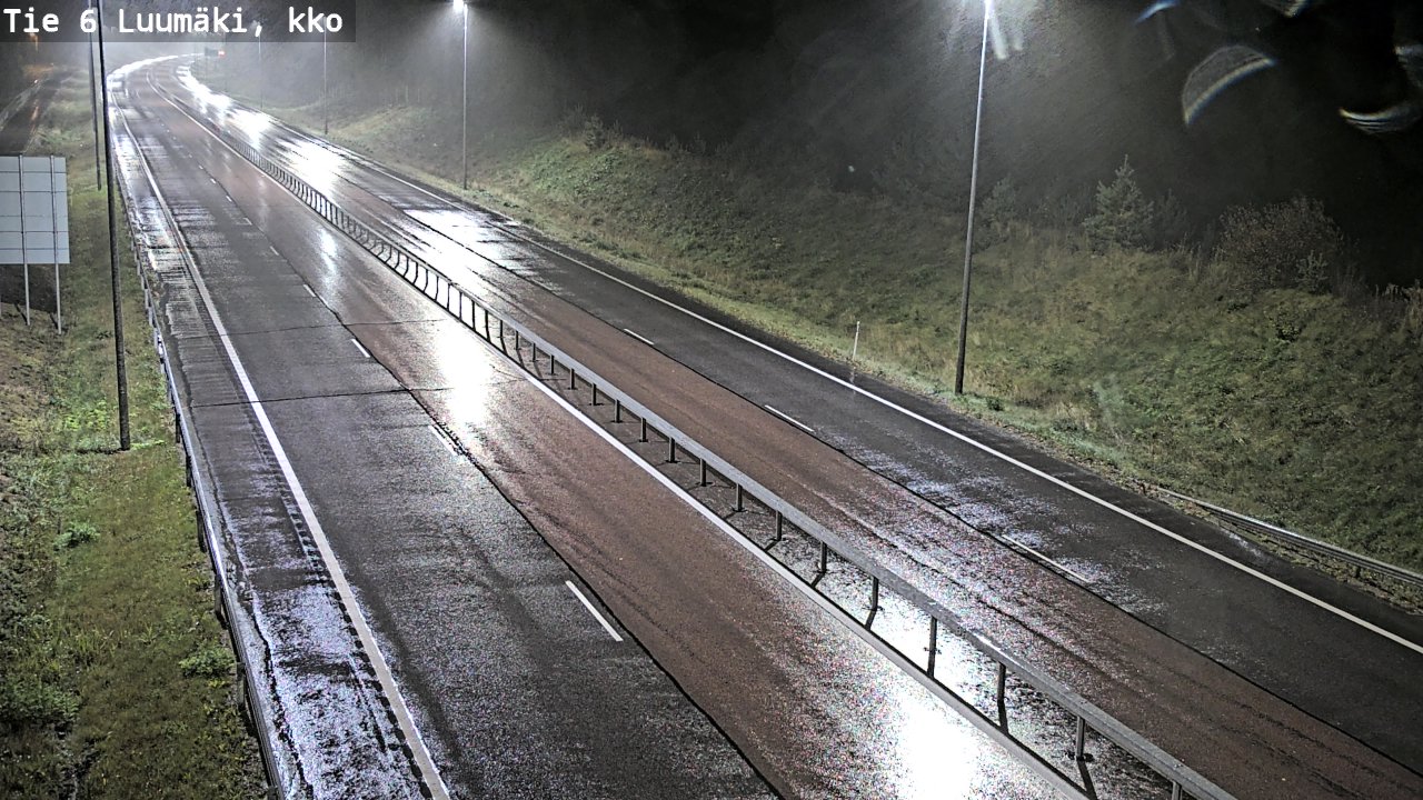 Weather Camera Image Road 6 Luumäki, kirkko, Luumäki, Etelä-Karjala