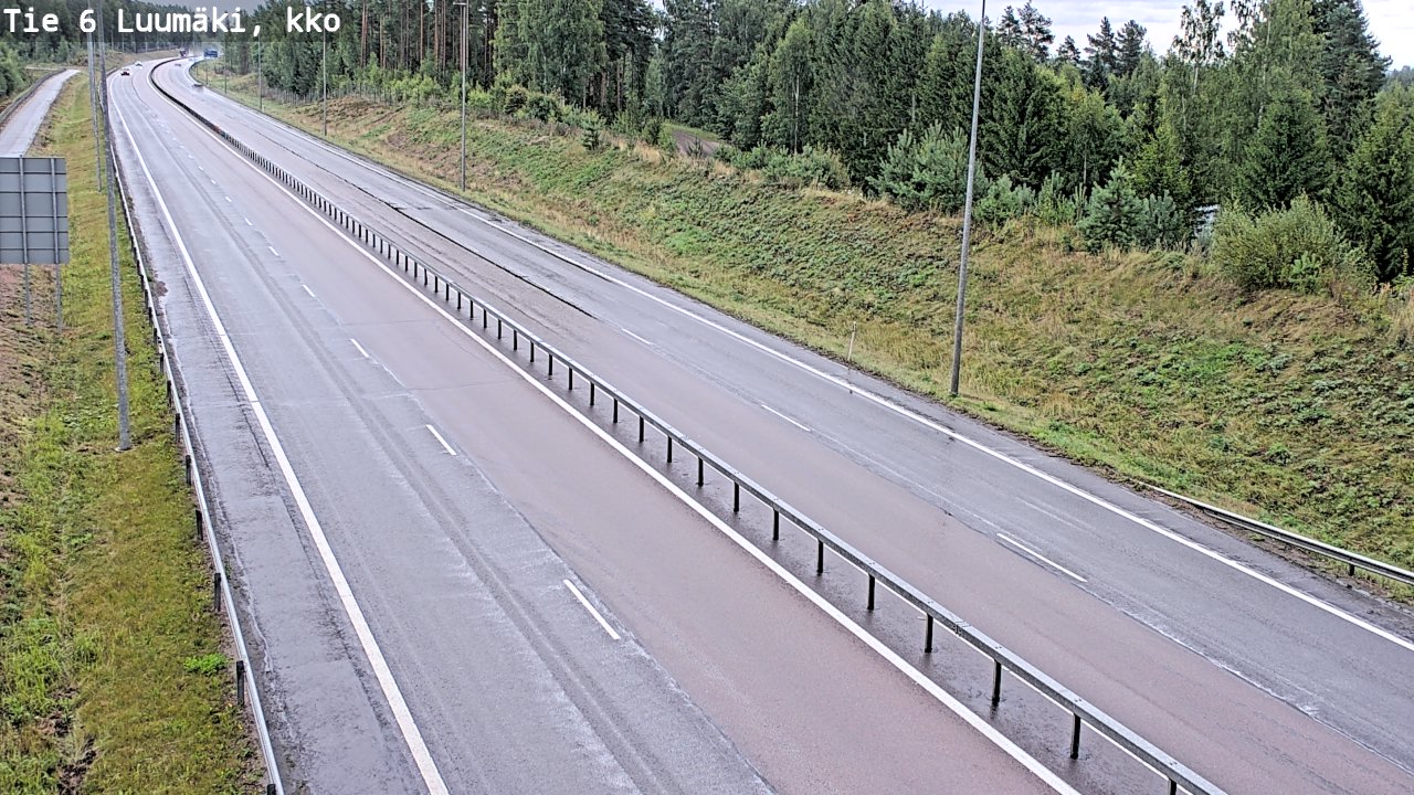 Kelikamerat Kuva Tie 6 Luumäki, kirkko, Luumäki, Etelä-Karjala