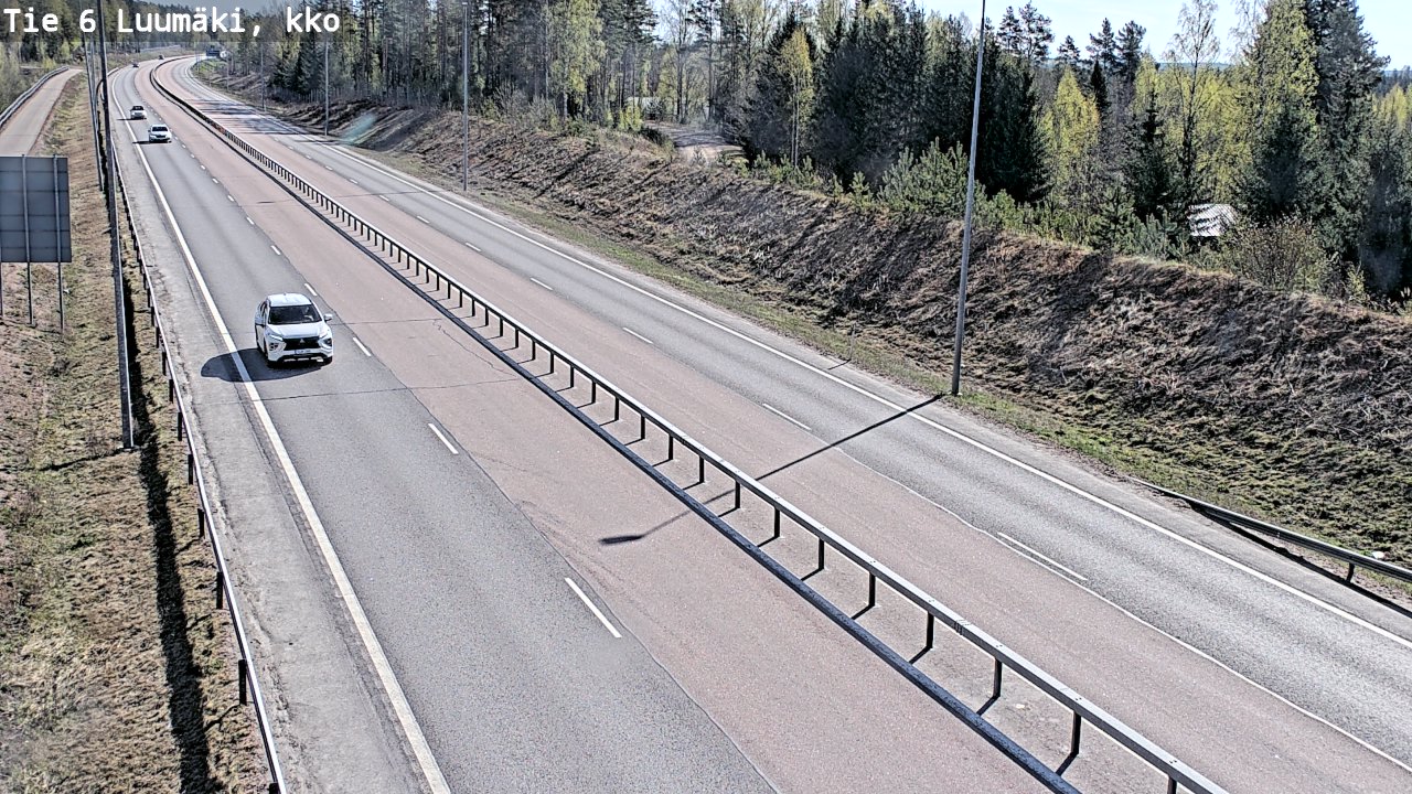 Weather Camera Image Road 6 Luumäki, kirkko, Luumäki, Etelä-Karjala
